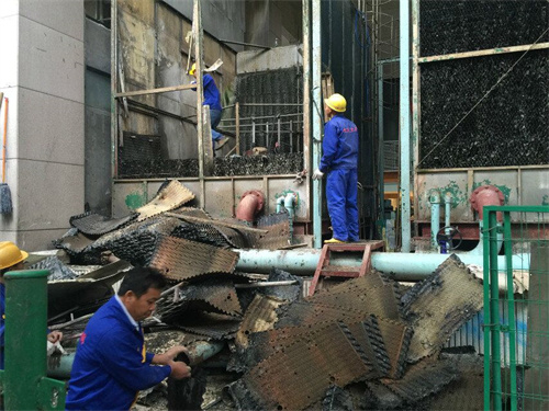 開式冷卻塔使用材質的選擇(橫流開式冷卻塔原理圖)